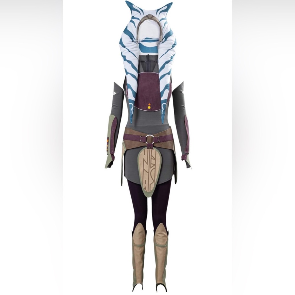 Rodwake Adult Ahsoka Tano Costume With Headpiece Accessories